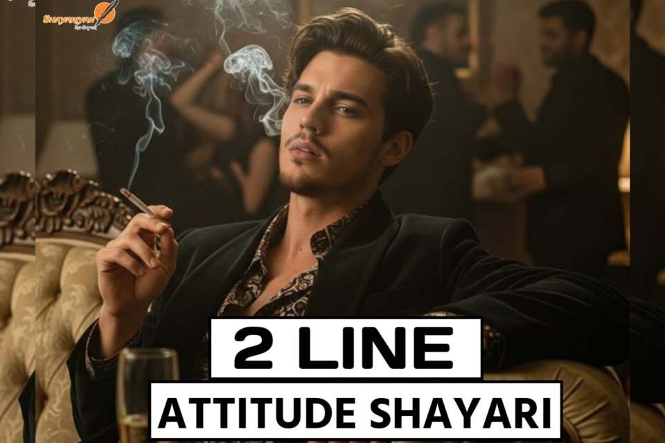 Two Line Attitude Shayari