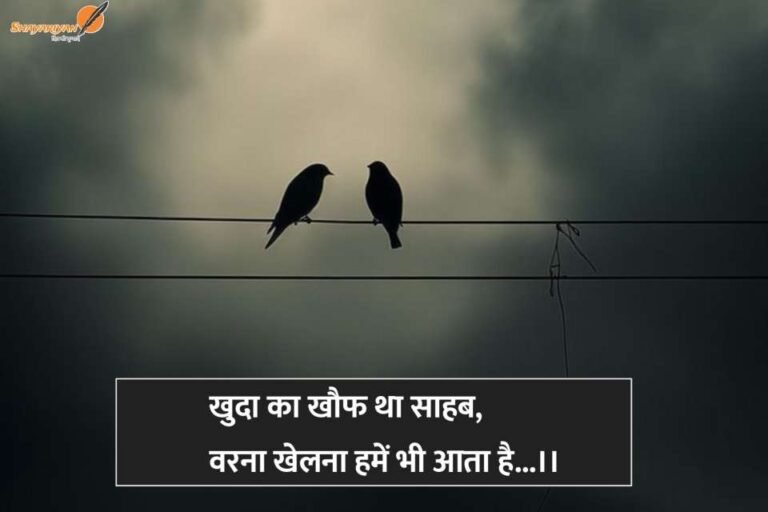 One Line Attitude Shayari