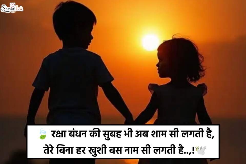 2 Line Raksha Bandhan Sad Shayari
