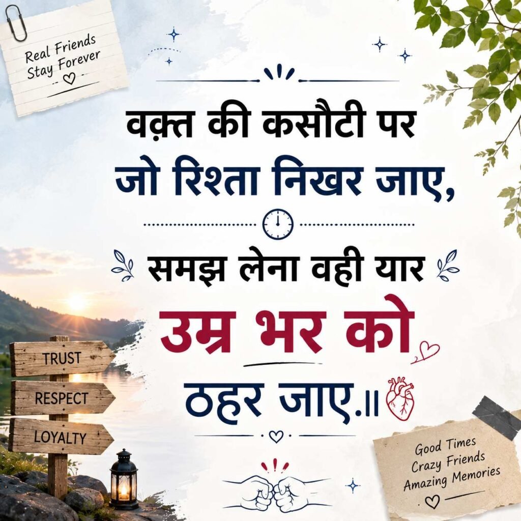Best Shayari for Friend in Hindi