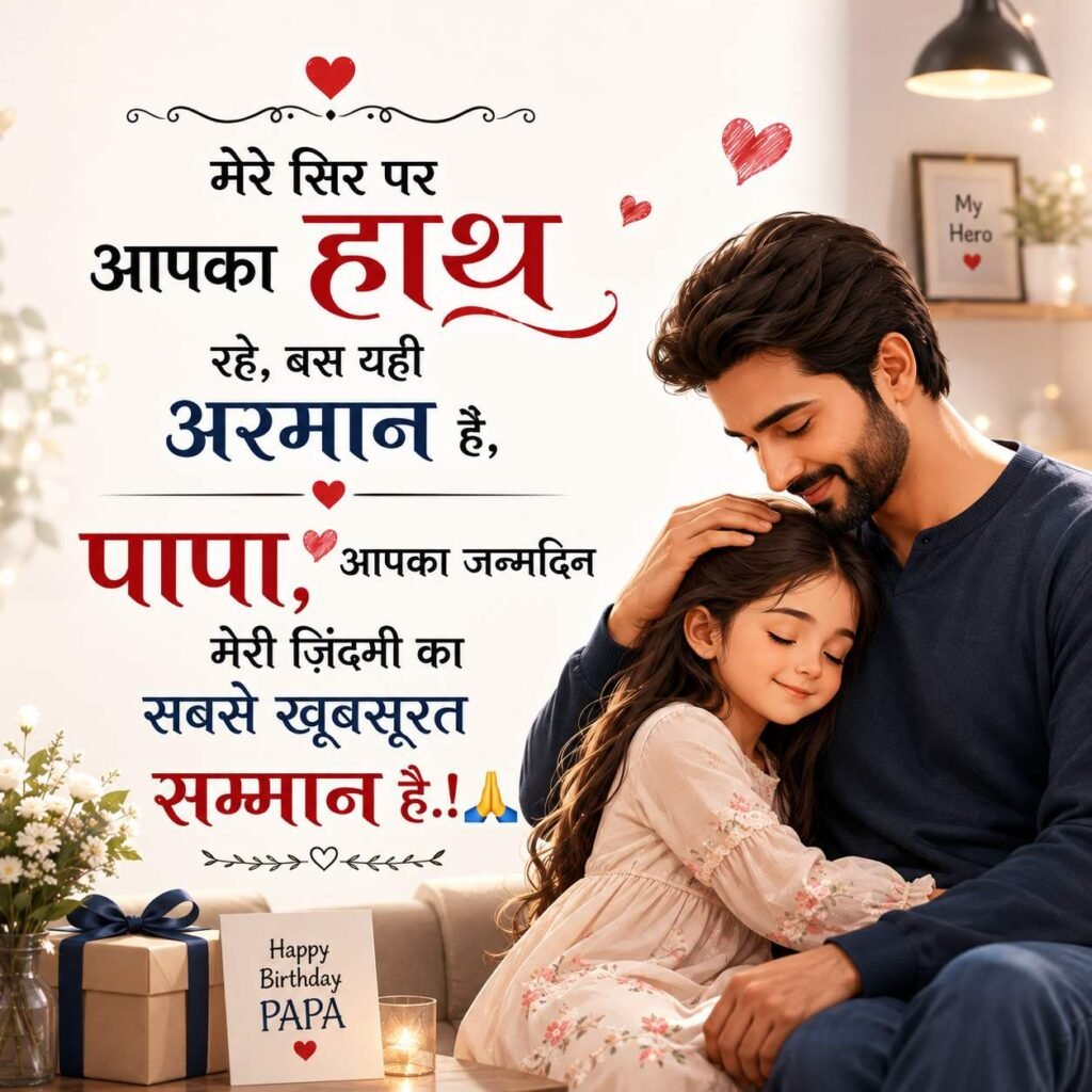 Birthday Wishes for Father in Hindi