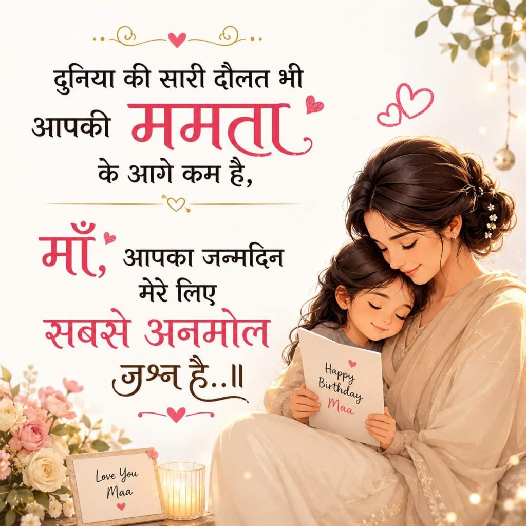 Birthday Wishes for Mother in Hindi