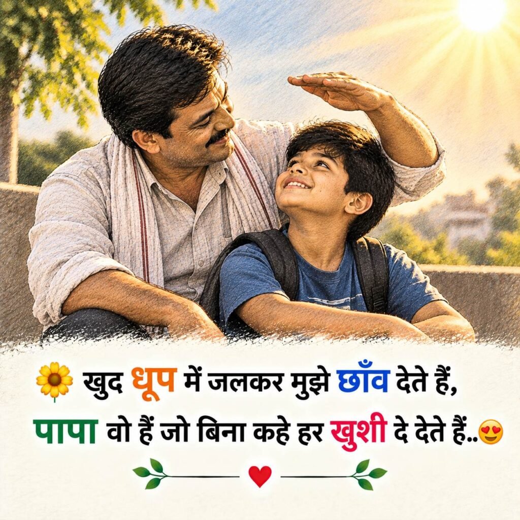 Father Shayari in Hindi