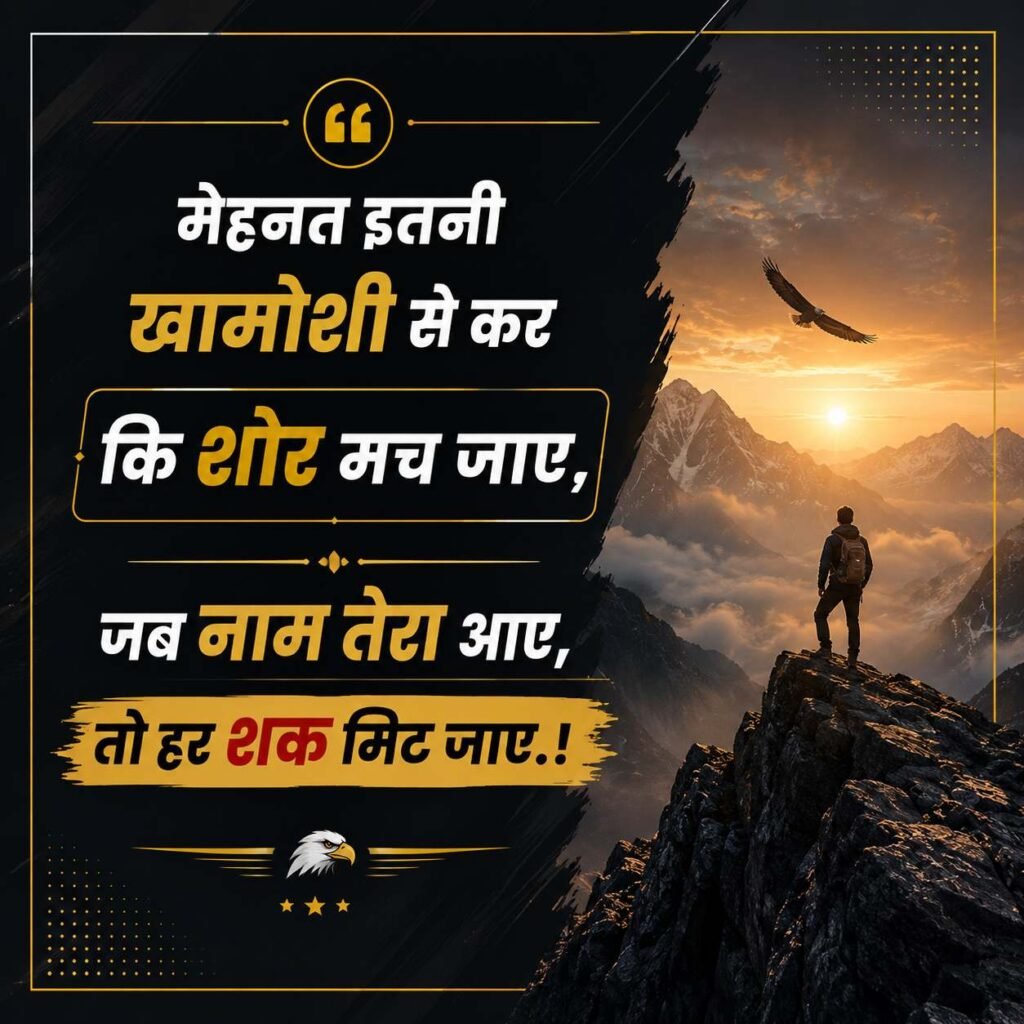 Hard Work Motivational Shayari