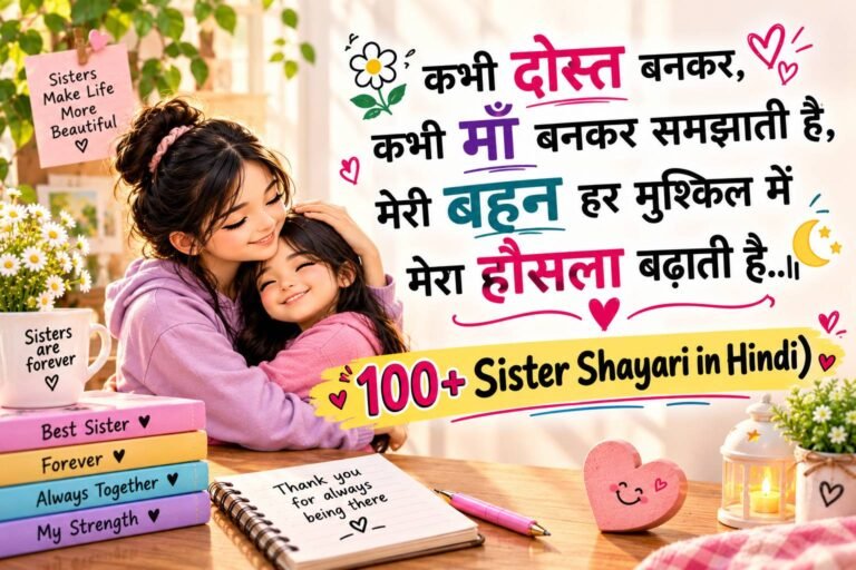 Love Shayari For Sister