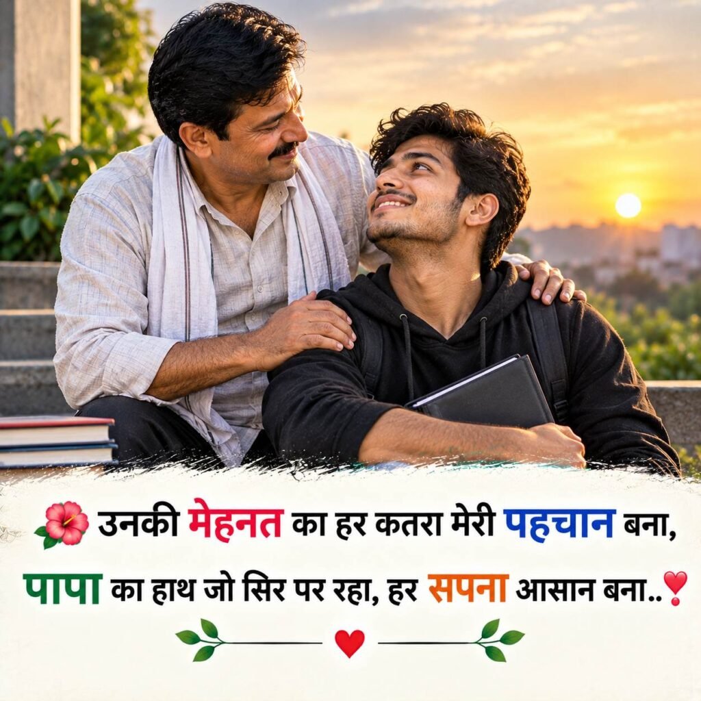 Papa Ke Liye Pyar Bhari Shayari