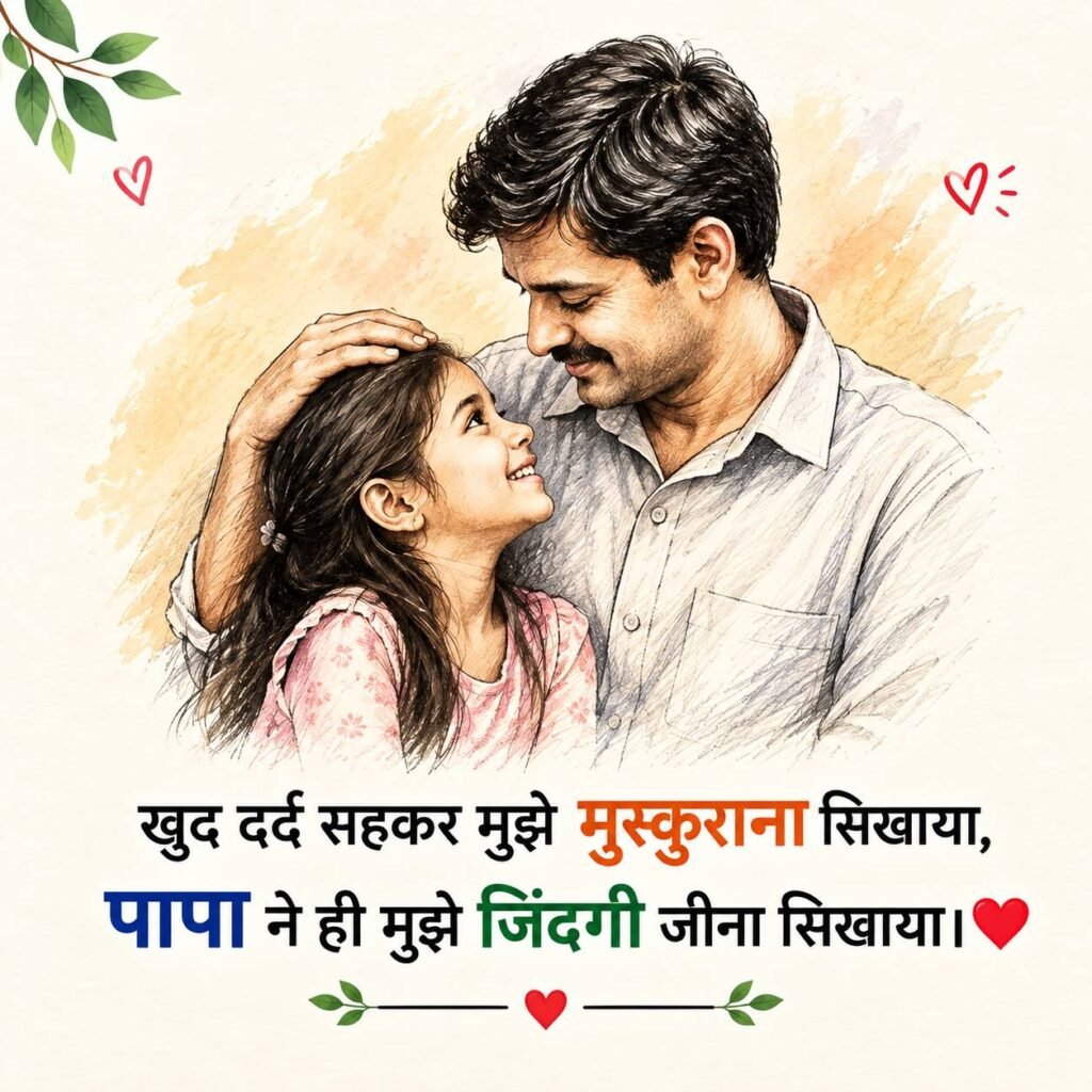Papa Love Shayari in hindi