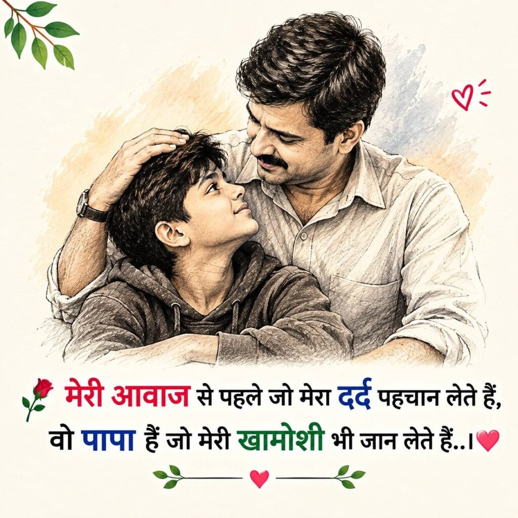 Papa Shayari 2 Line