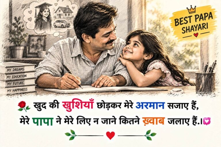 Papa Shayari in Hindi