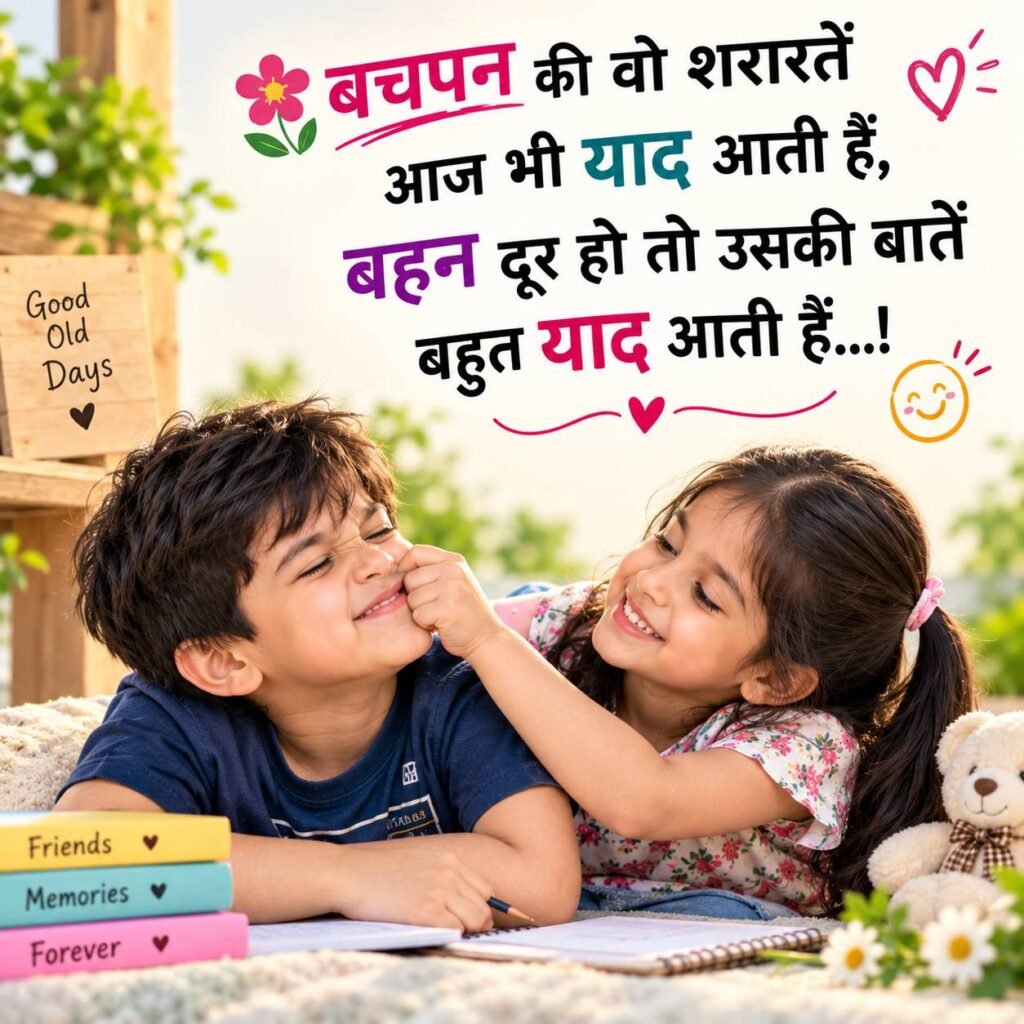 Sister Shayari in Hindi 2 Line