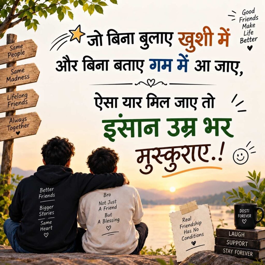 hindi friend shayari