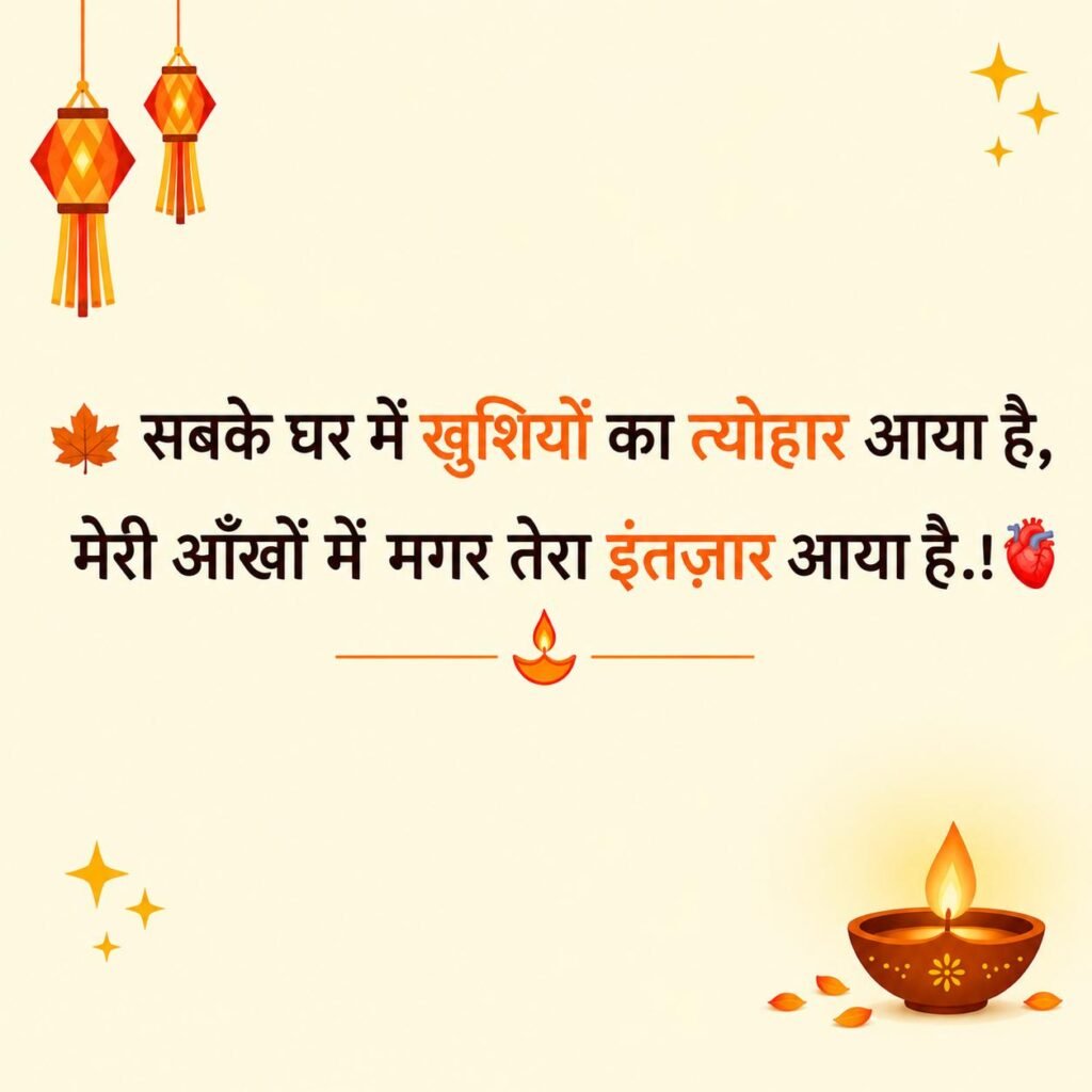 Diwali Sad Shayari For Boys
