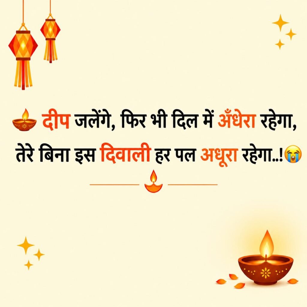 New Diwali Sad Shayari